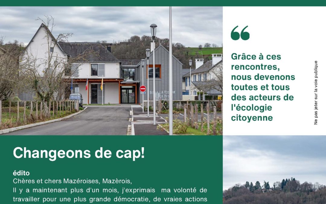Mazères-Lezons, écologiste et citoyenne